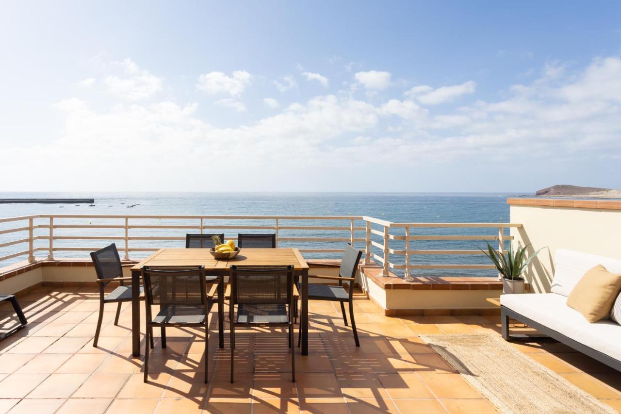 Ferienwohnung Medano Seaview Penthouse Casa Corina III El Médano Exterior foto