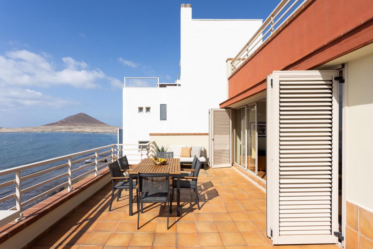 Ferienwohnung Medano Seaview Penthouse Casa Corina III El Médano Exterior foto